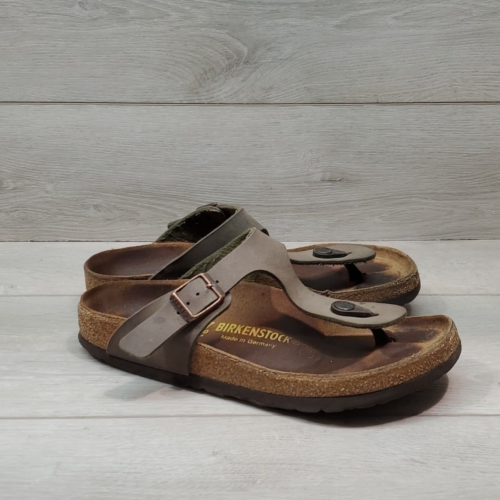 Birkenstock Women Thong Gizeh Sandals Flats shoes sz 37/6